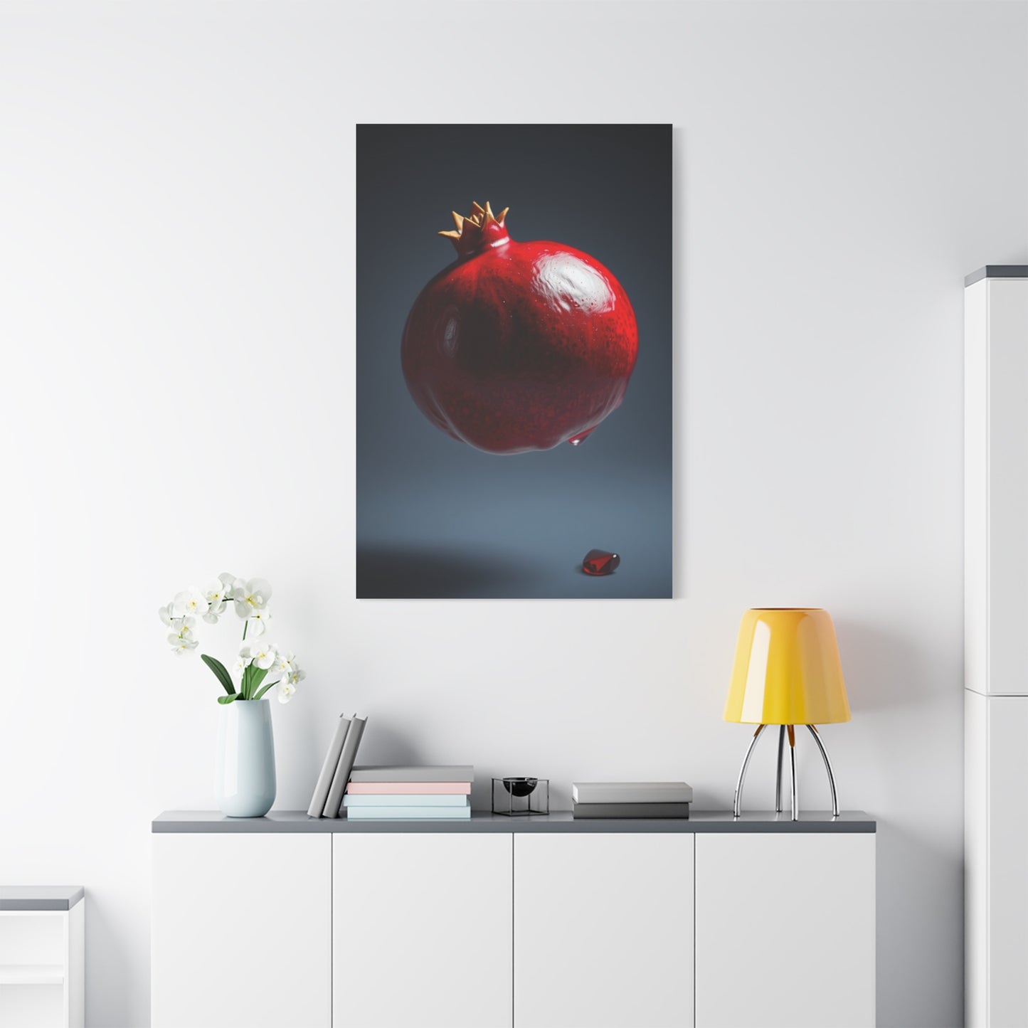 Crimson Twilight Elegance Wall Art & Canvas Print