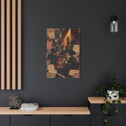 Cabaret Night Collage Scene Wall Art & Canvas Print