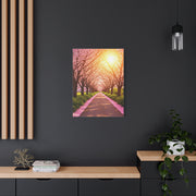 Cherry Blossom Tree Tunnel Spring Pathway Wall Art & Canvas Prints