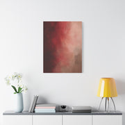 Burgundy Blush Color Field Abstraction Wall Art & Canvas Print