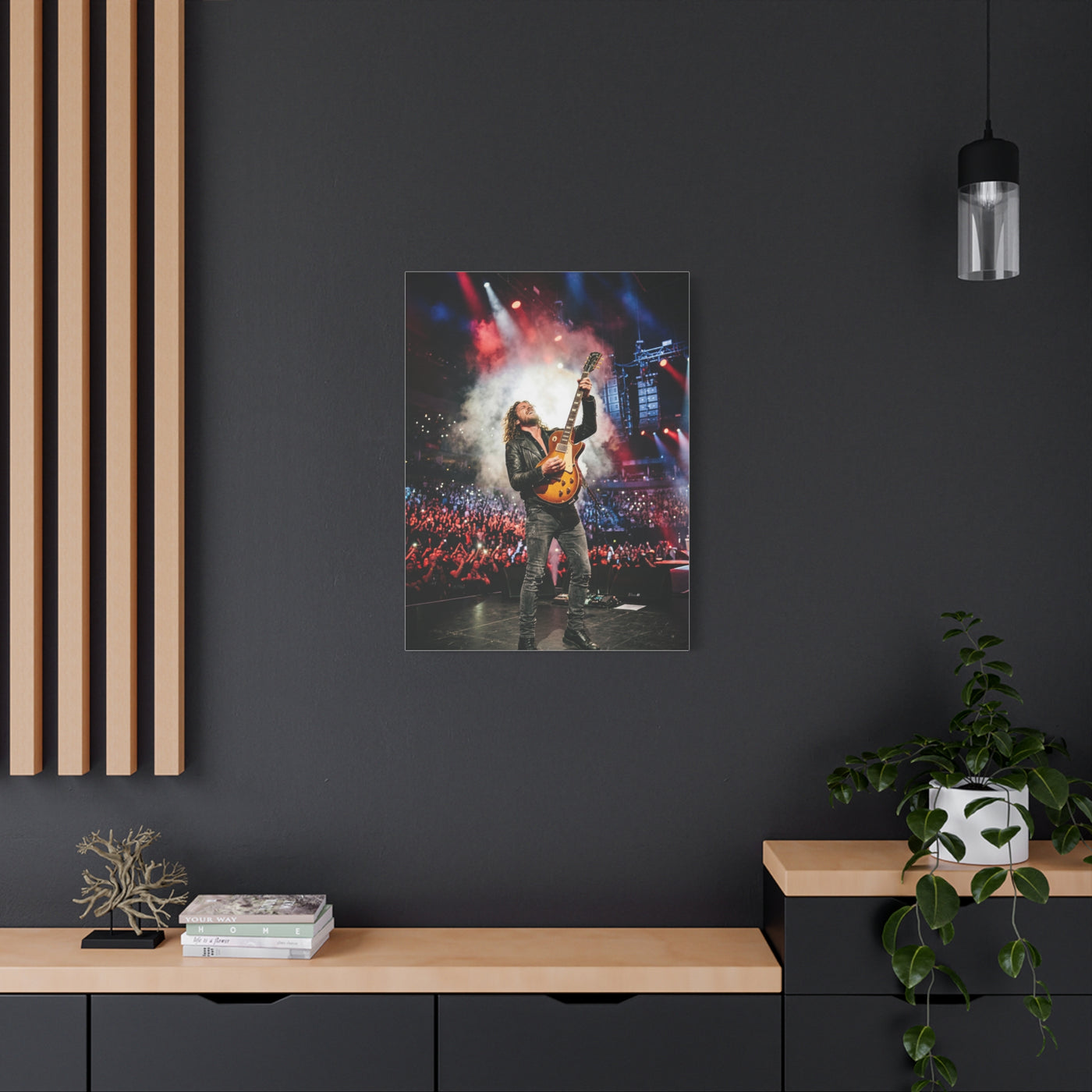 Live Concert Guitar Performance Wall Art & Canvas Print