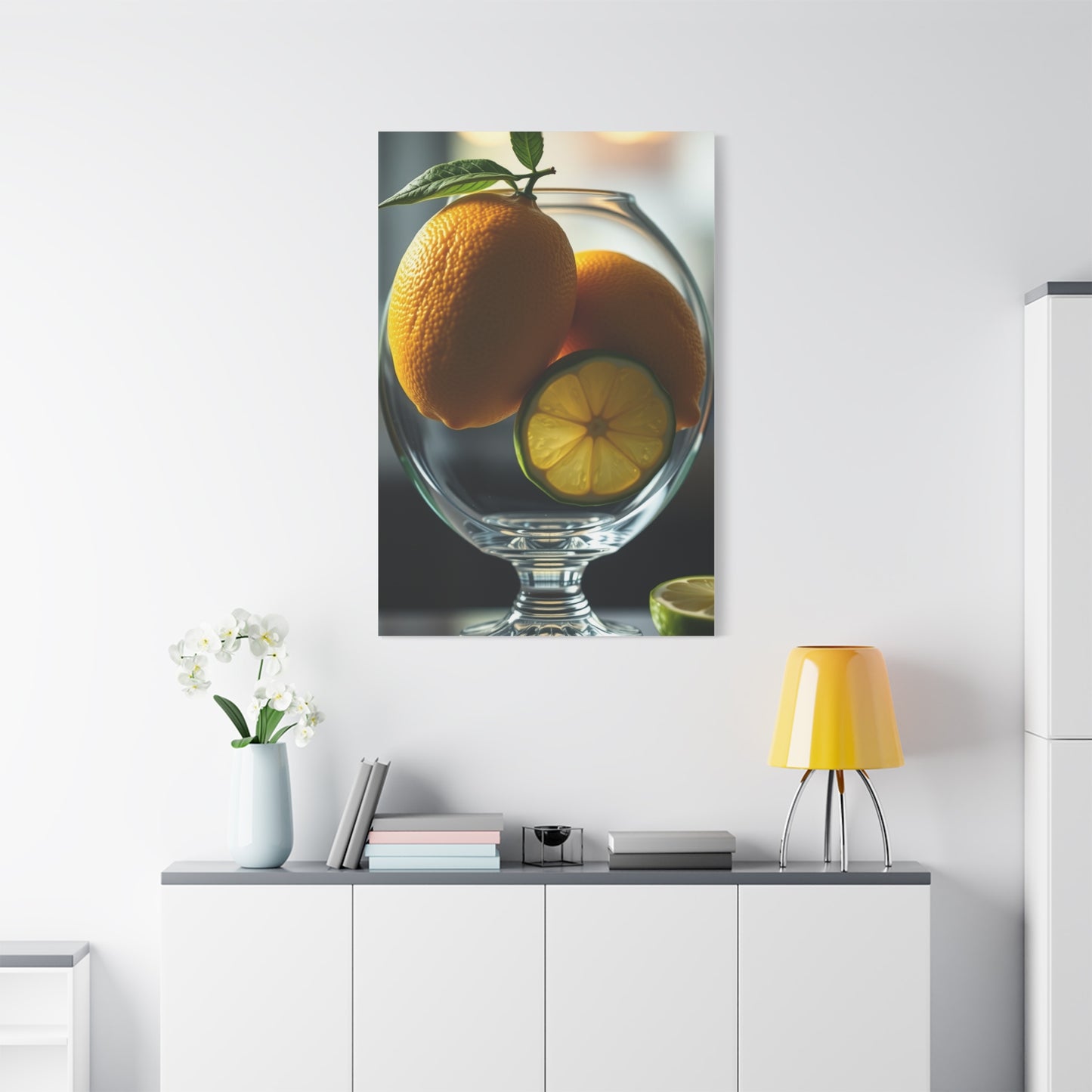 Vision Lemon & Lime Art Art Wall Art & Canvas Print