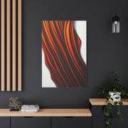 Flowing Copper Ribbon Abstract Wall Art & Canvas Prints