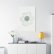 Minimal Line Floral Sketch Wall Art & Canvas Prints