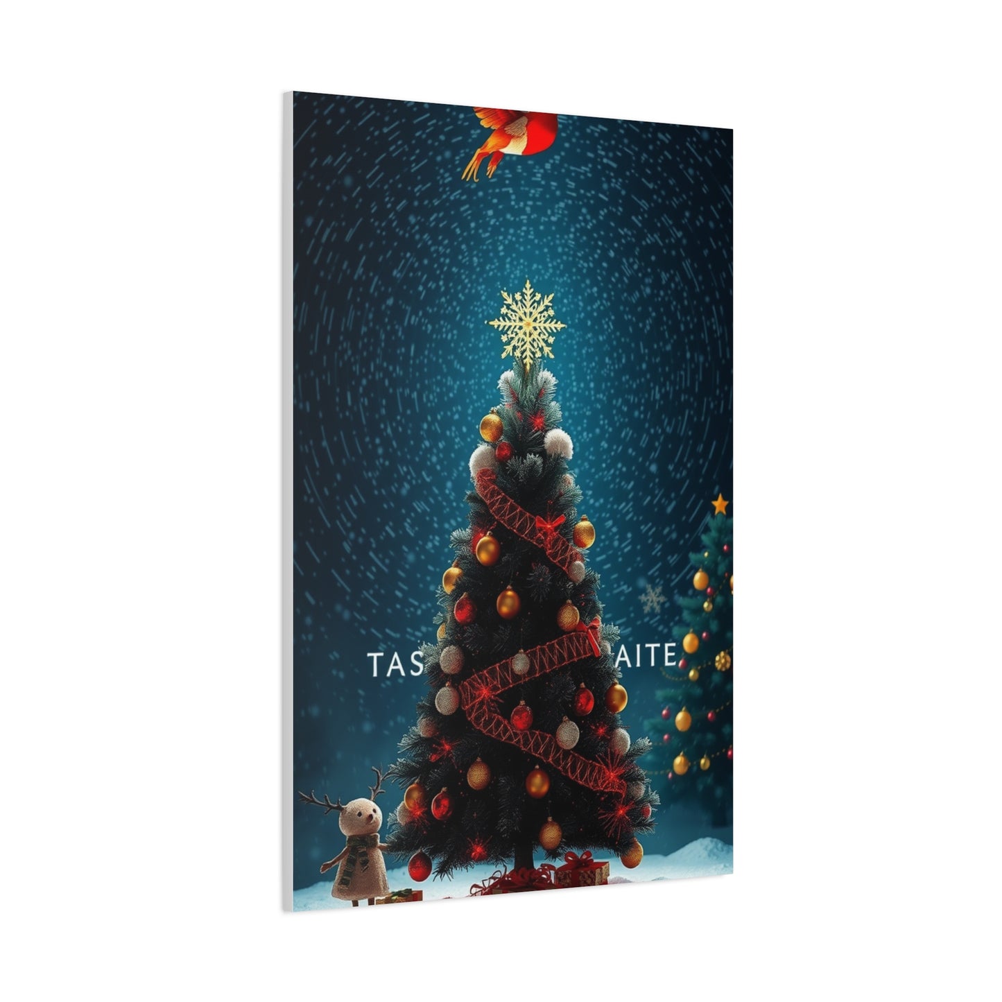 Black Christmas Art Supreme Canvas Wall Art & Canvas Print