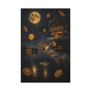 Surreal Moonlit Martini Dreamscape Wall Art & Canvas Print