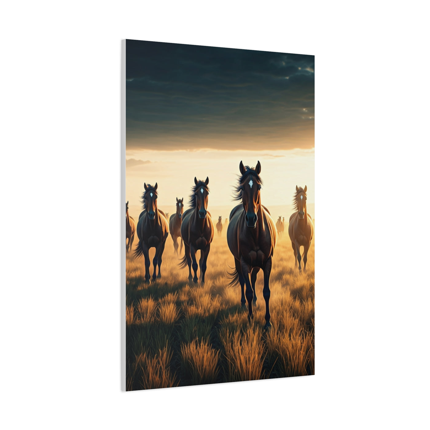 Wild Horses at Dawn Wall Art & Canvas Prints