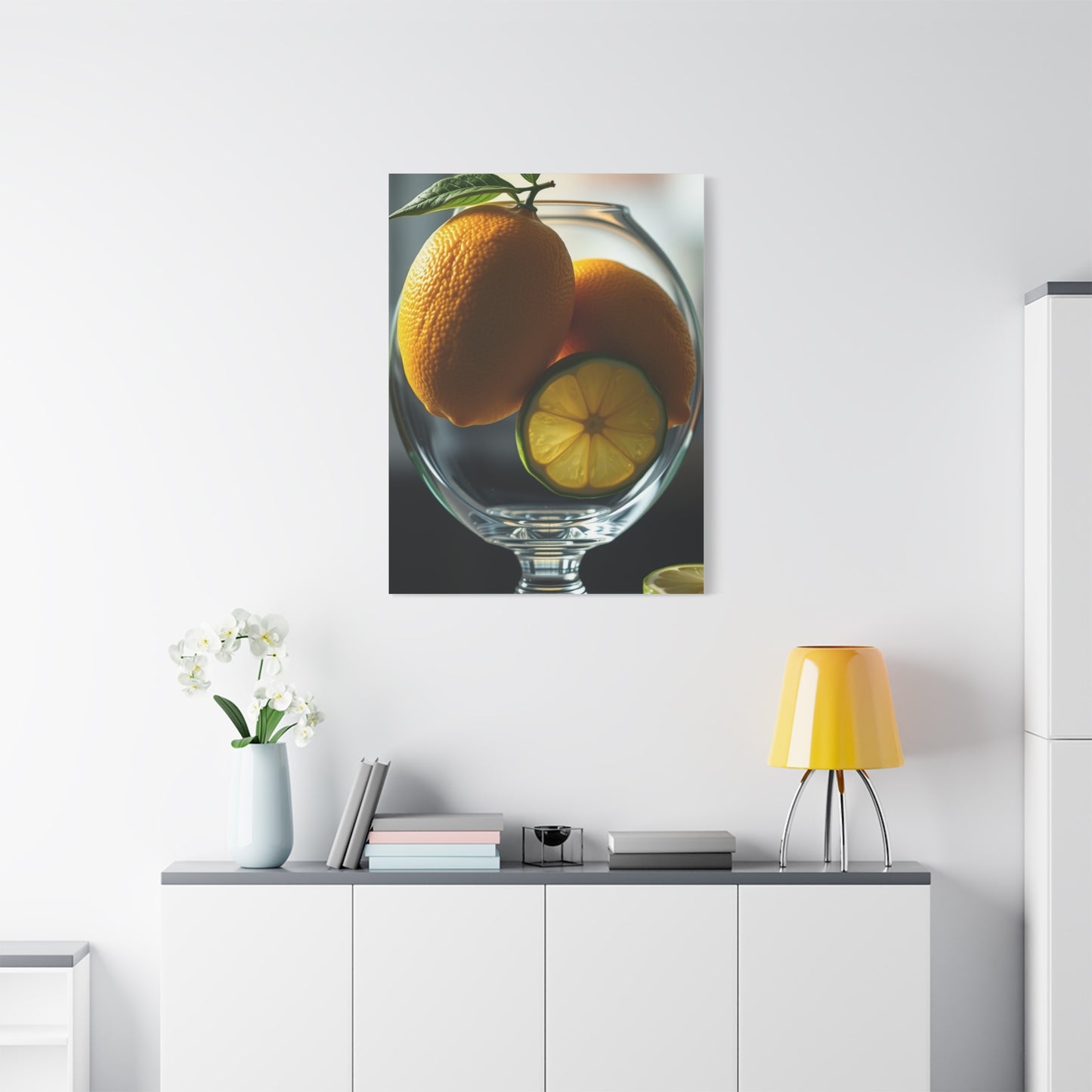 Vision Lemon & Lime Art Art Wall Art & Canvas Print