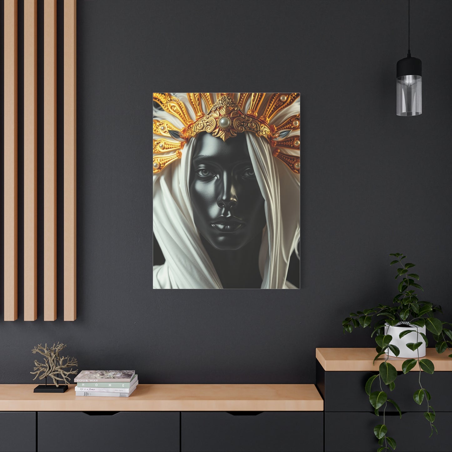 Supreme Collection Black White and Gold Art Wall Art & Canvas Print