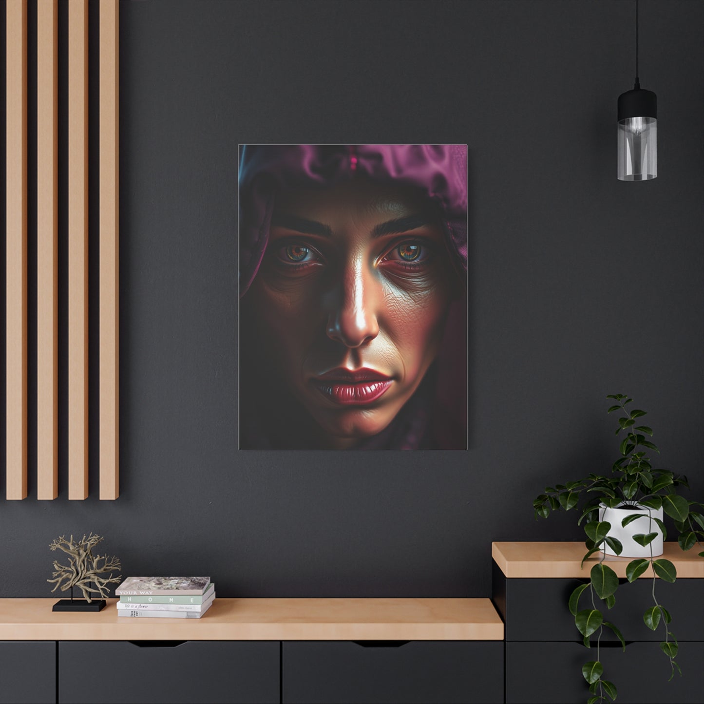 Black & Pink Art Refined Canvas Wall Art & Canvas Print