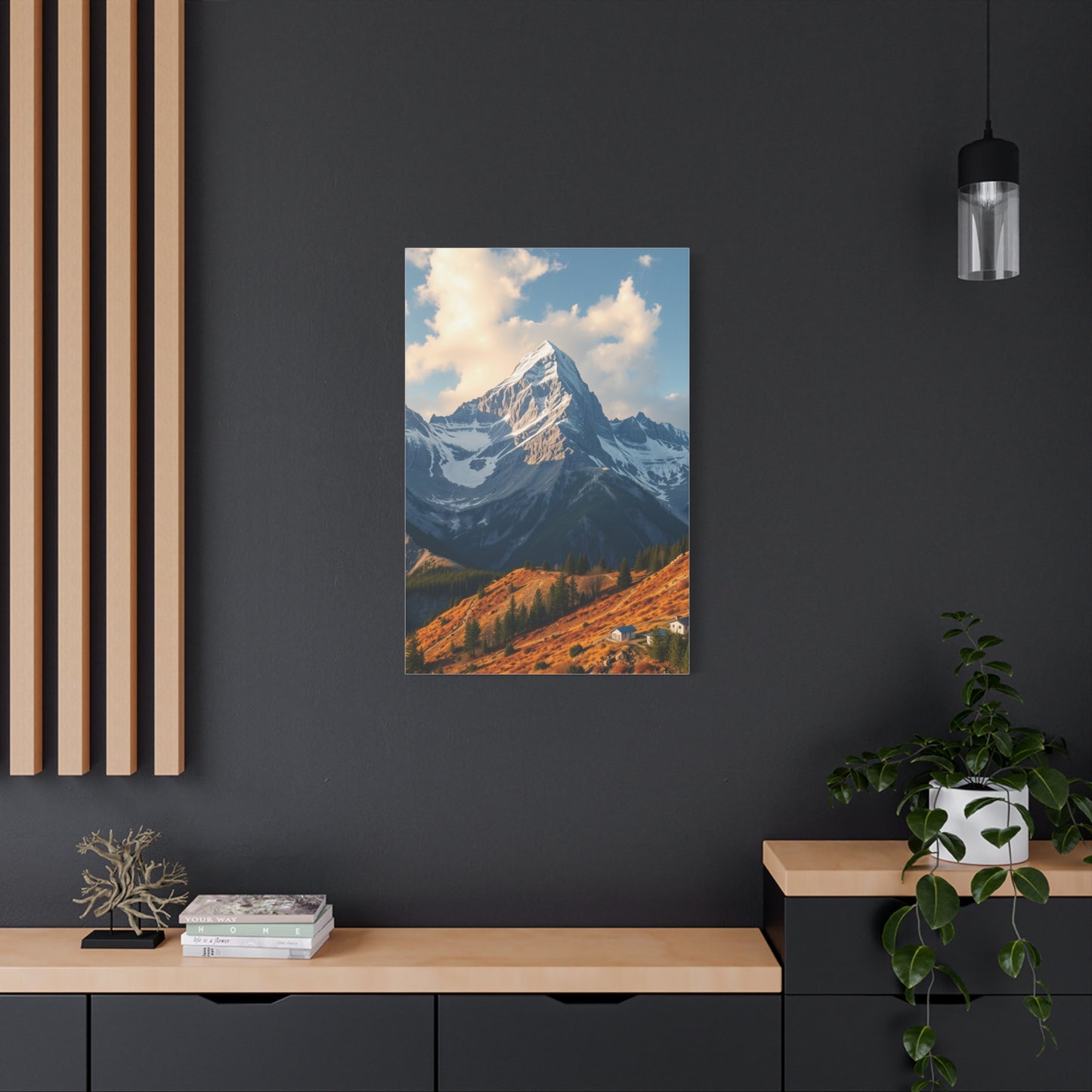 Luminous Mountain Reflections Wall Art & Canvas Print