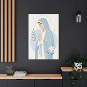 Minimalist Modern Mary Wall Art & Canvas Print