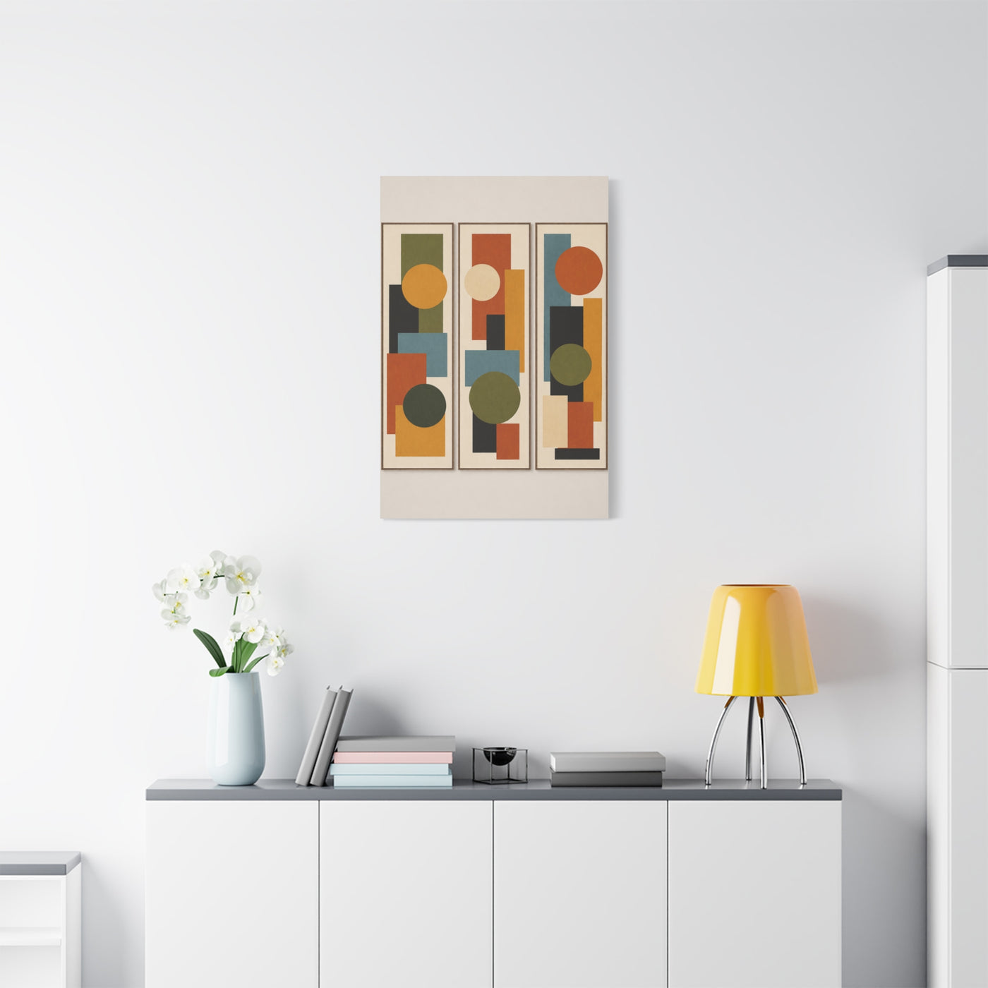 Fiery Burst Abstract Expressionist Wall Art & Canvas Print