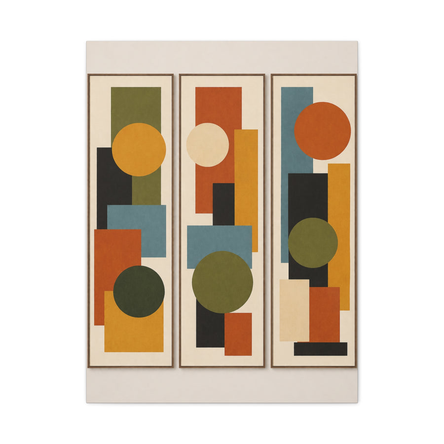 Fiery Burst Abstract Expressionist Wall Art & Canvas Print