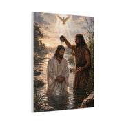 Baptism of Christ Sacred River Wall Art & Canvas Print