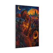 Jazz Festival Vocalist Celebration Wall Art & Canvas Print