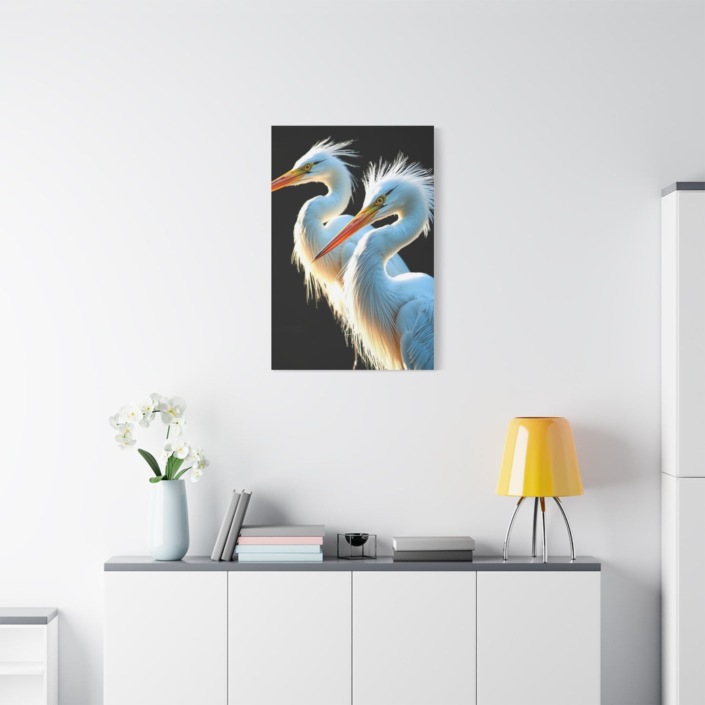 Herons and Egrets Art Supreme Canvas Wall Art & Canvas Print