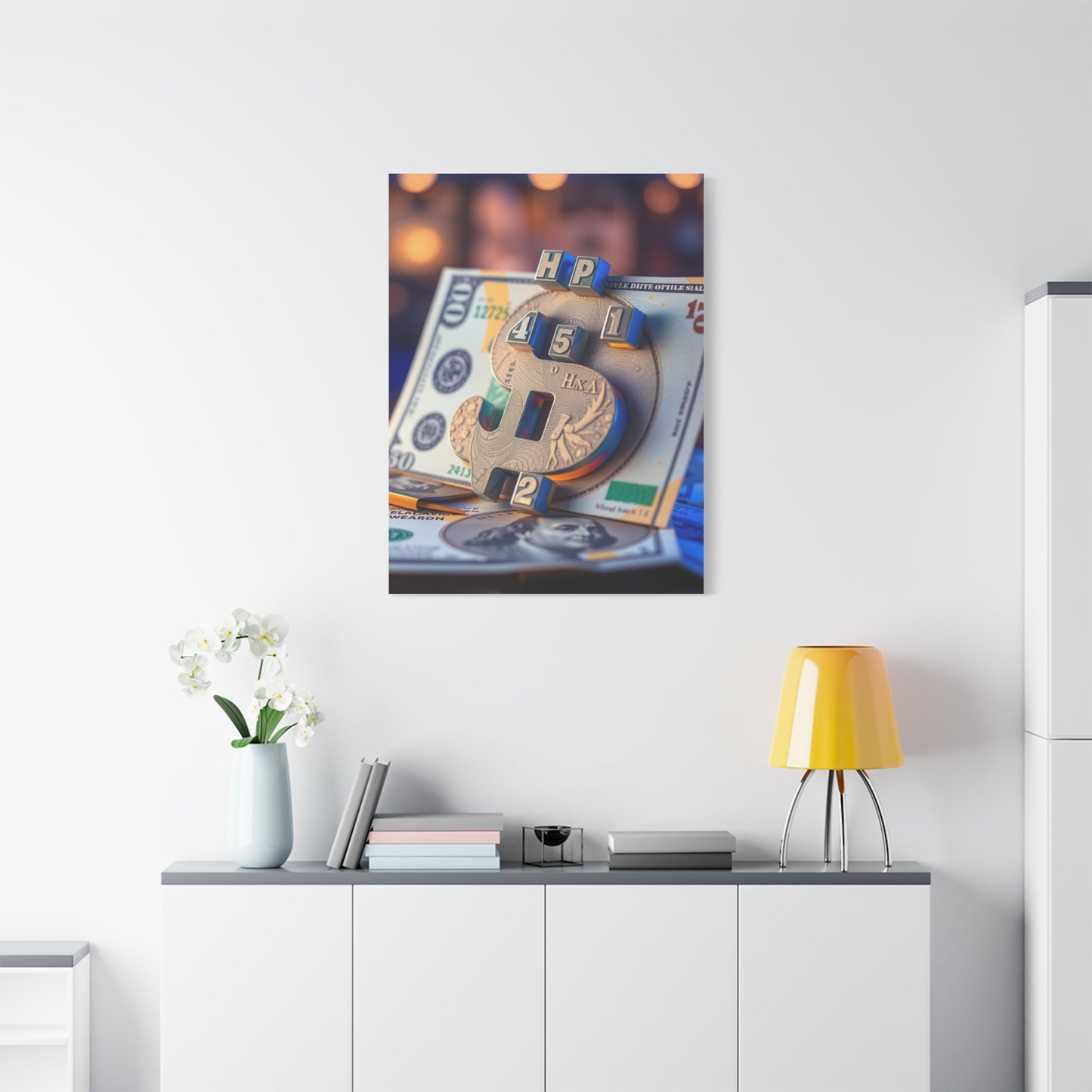 Luxurious Finance Fresco wall art & canvas print