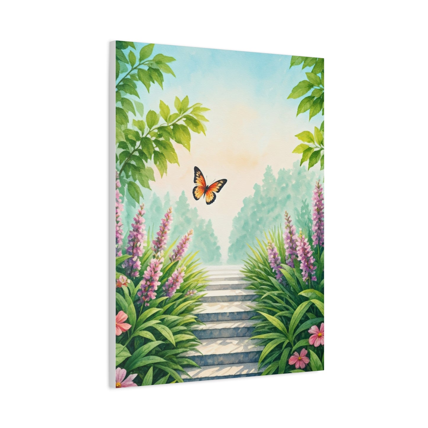 Garden Path Butterfly Dreamscape Wall Art & Canvas Prints