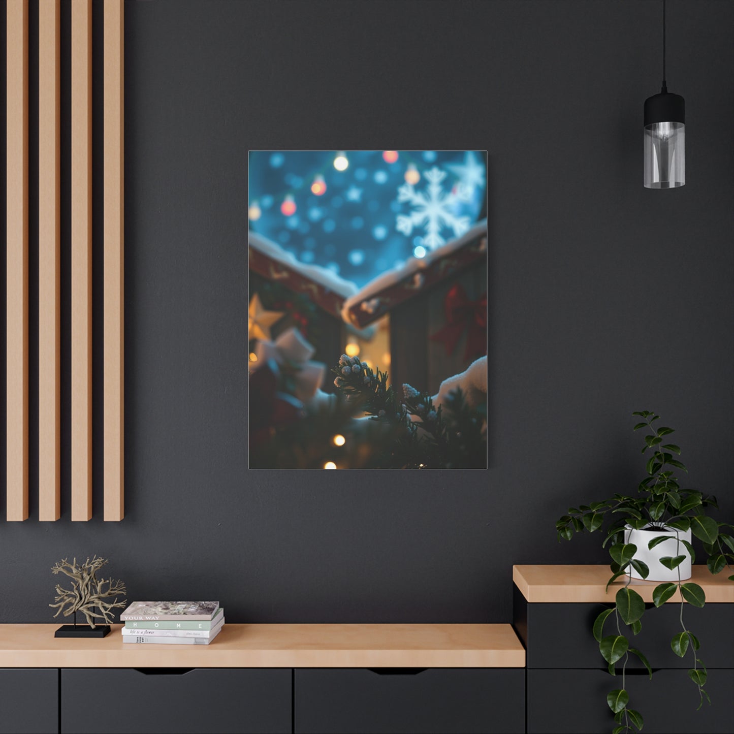 Enchanted Christmas Scene Wall Art & Canvas Print