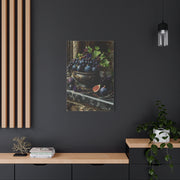 Fig & Wine Rustic Still Life Wall Art & Canvas Print
