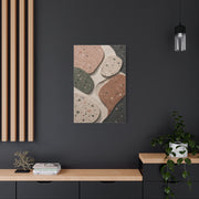 Terrazzo Pebble Abstract Composition Wall Art & Canvas Print