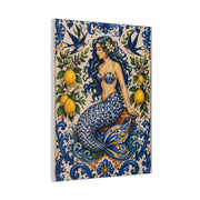 Sicilian Majolica Mermaid Tile Wall Art & Canvas Print