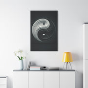 Monochrome Yin Yang Energy Wall Art & Canvas Prints