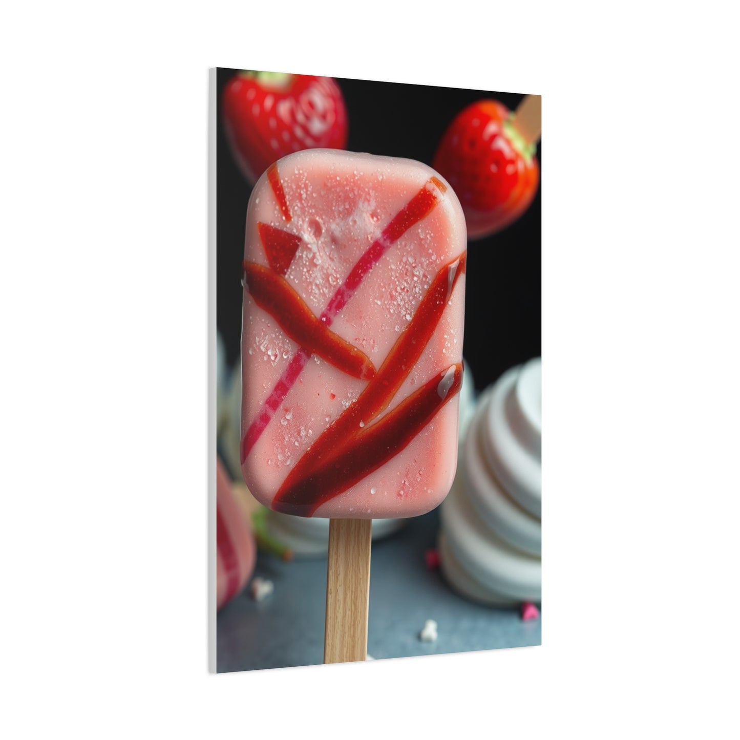 Ice Cream & Popsicle Art Luxury Canvas Wall Art & Canvas Print
