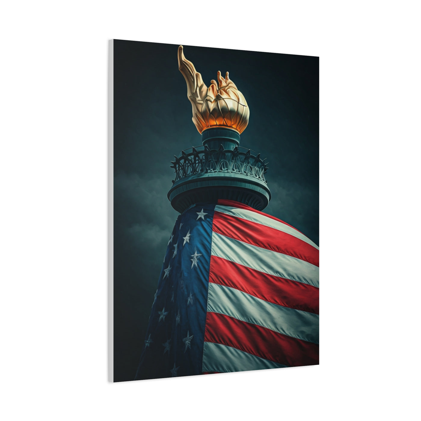 Torch of Liberty Patriotic Monument Wall Art & Canvas Prints
