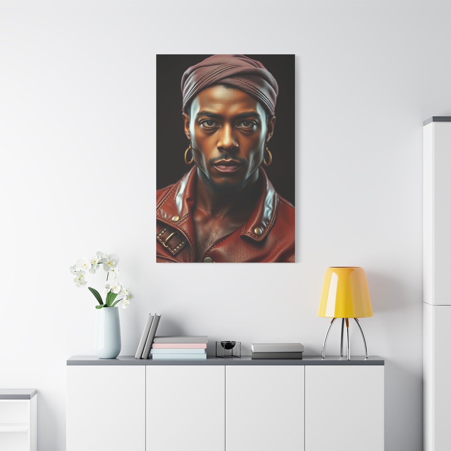 Vision Denim and Leather Art Art Wall Art & Canvas Print