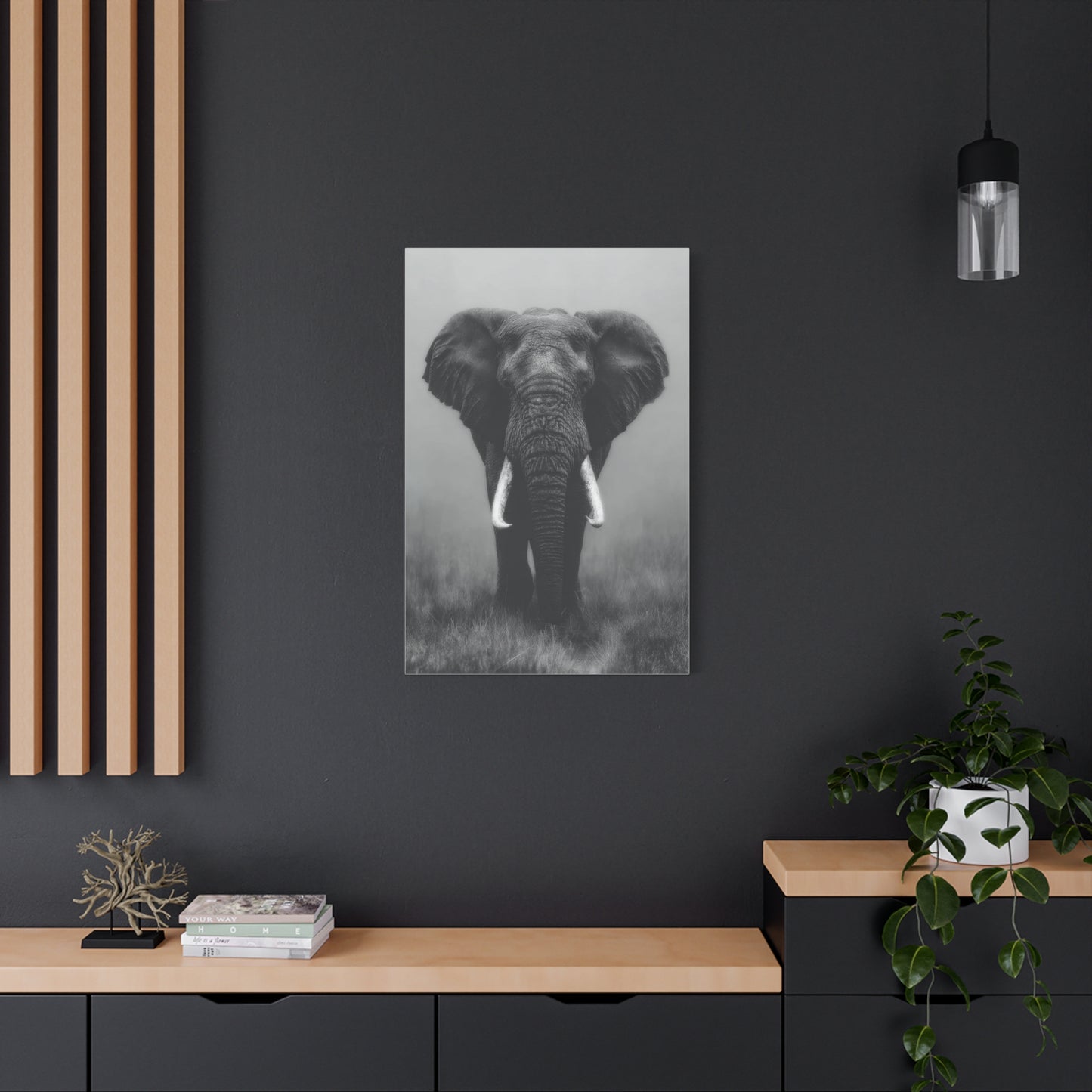 Copy of Sculptural Driftwood Bonsai Wall Art & Canvas Print