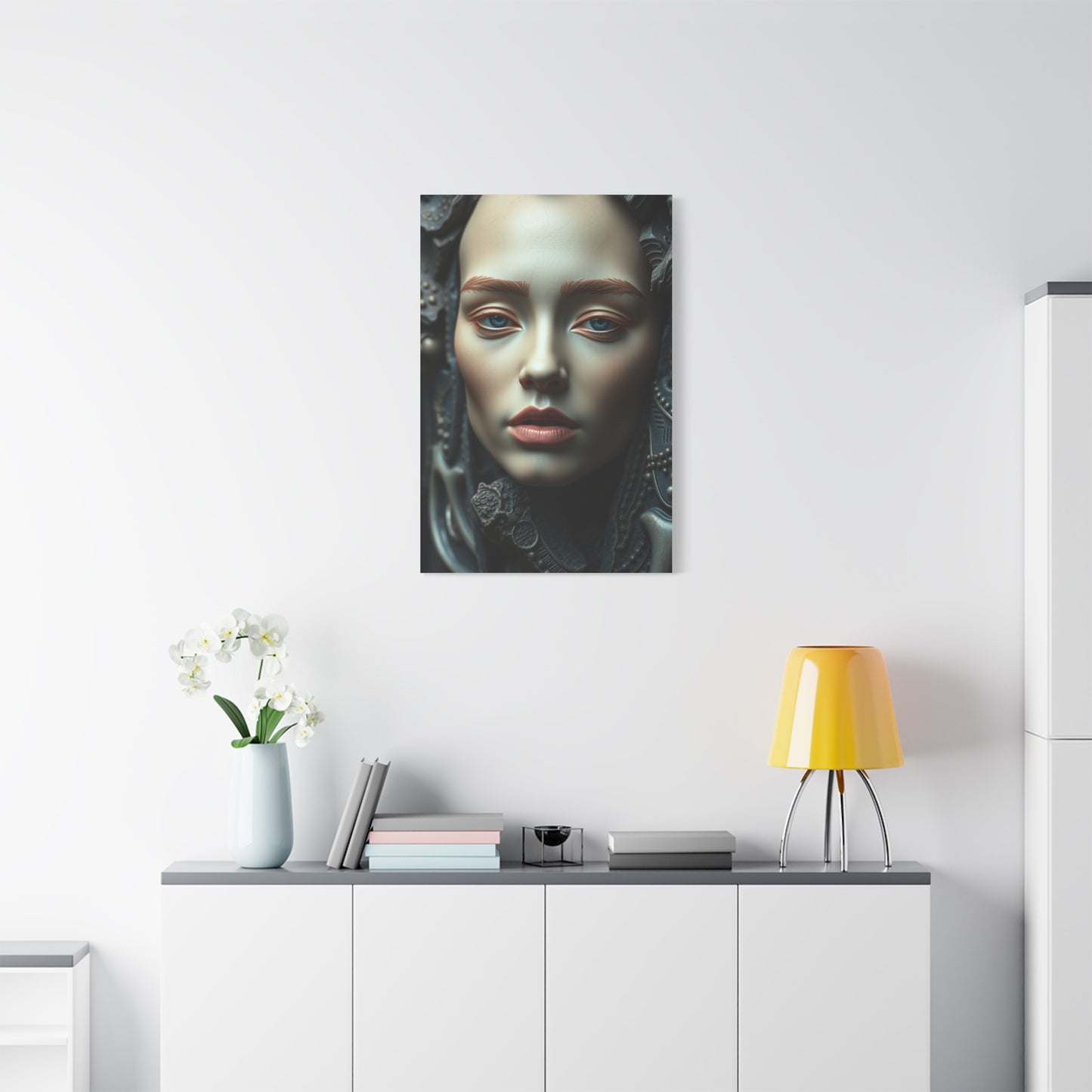 Charcoal, Onyx, and Ivory Art Supreme Canvas Wall Art & Canvas Print
