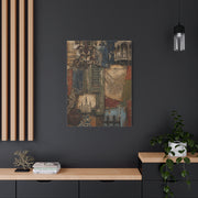 Vintage French Quarter Collage Composition Wall Art & Canvas Print