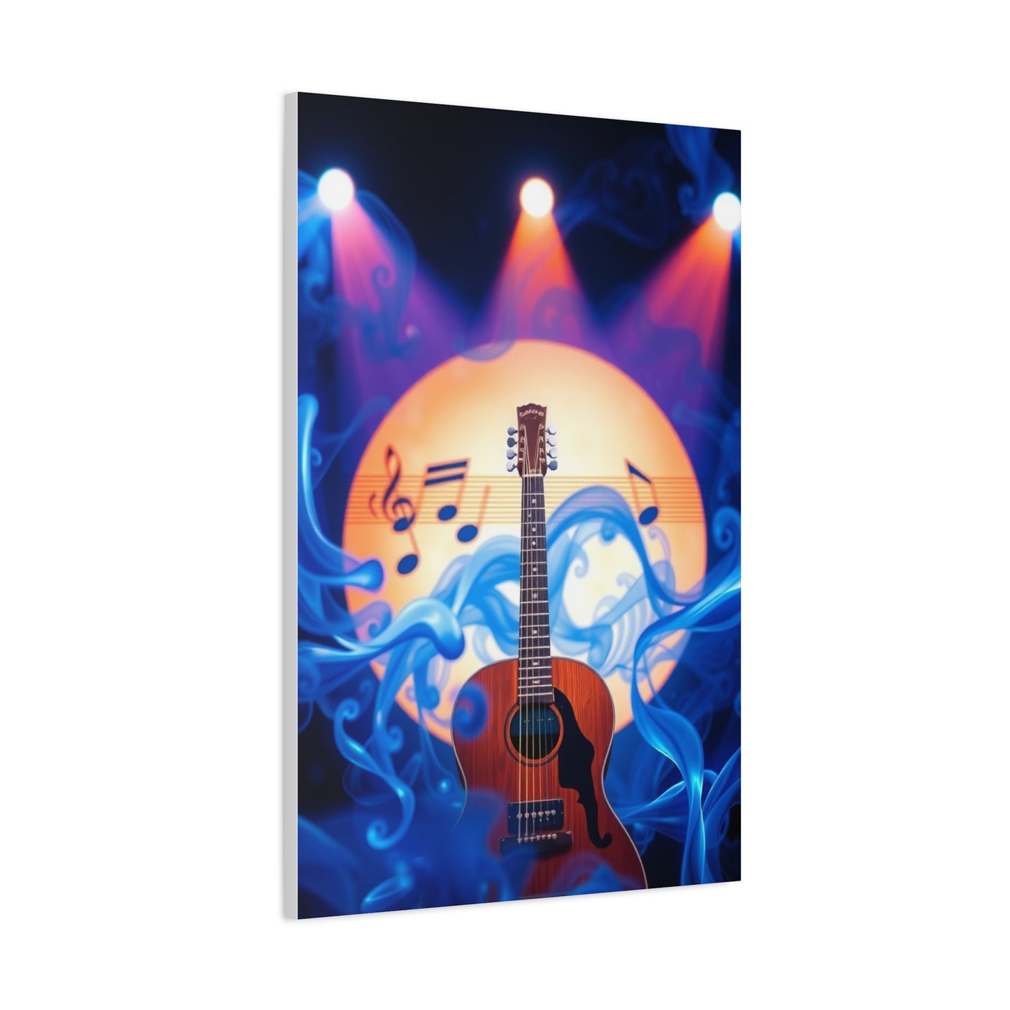 Blue Music Art Premium Gallery Wall Art & Canvas Print