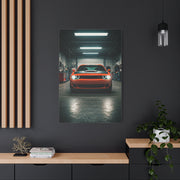 Dodge Challenger Demon Industrial Garage Presence Wall Art & Canvas Prints