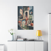Surreal Geometric Portal Landscape Wall Art & Canvas Print