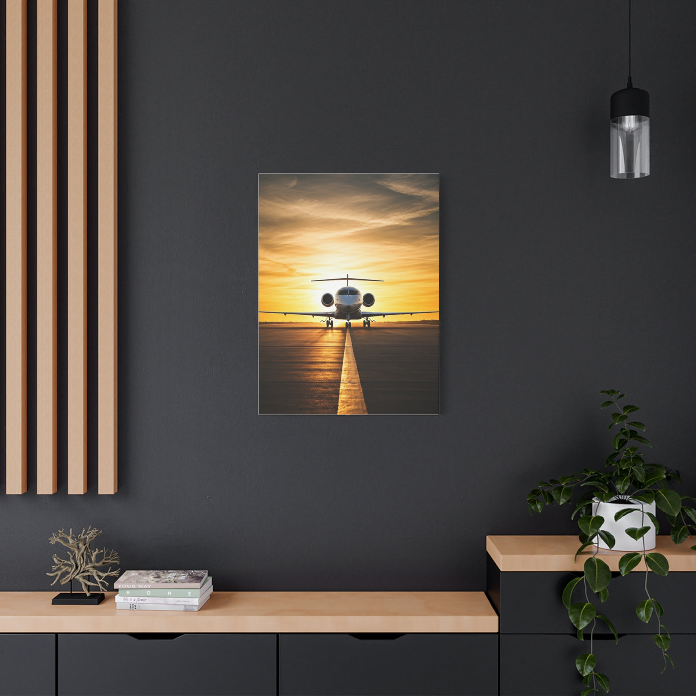 Runway Golden Departure Wall Art & Canvas Prints