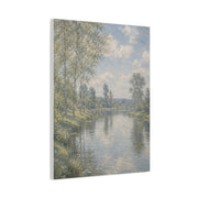 Beside Still Waters Impressionist Scripture Wall Art & Canvas Print