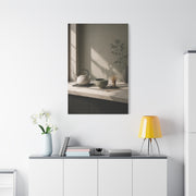 Japandi Tea Kitchen Minimal Still Life Wall Art & Canvas Print