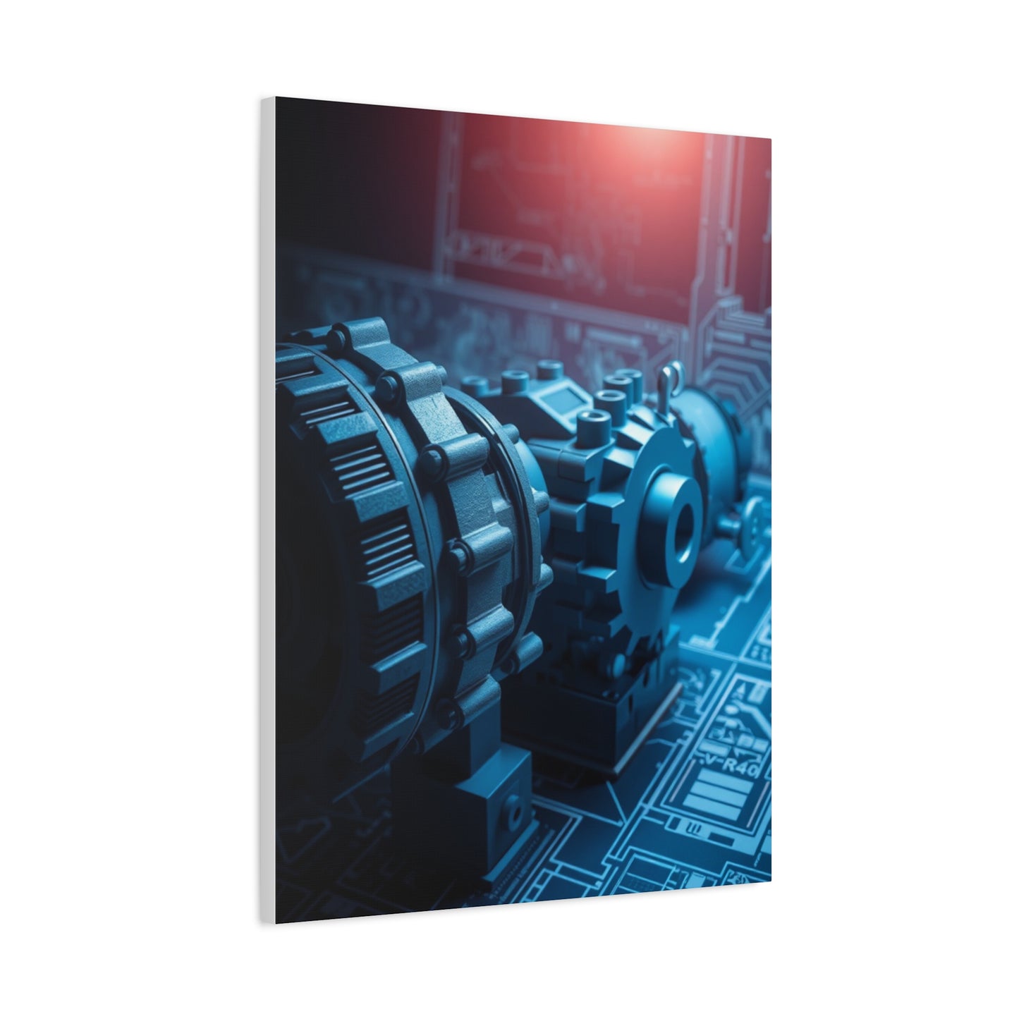 Supreme Engineering & Machinery Blueprints Art Beautiful Collection Wall Art & Canvas Print
