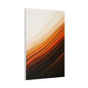 Flowing Amber Gradient Abstract Wall Art & Canvas Prints
