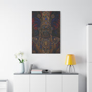 Black Masking Ceremonial Portrait Wall Art & Canvas Print