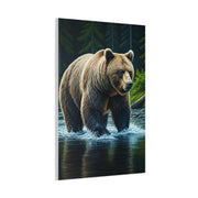 River Crossing Grizzly Bear Wall Art & Canvas Prints