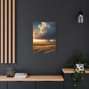 Storm Horizon Over Savannah Plains Wall Art & Canvas Prints