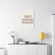 Neutral Linen Stack Wall Art & Canvas Prints