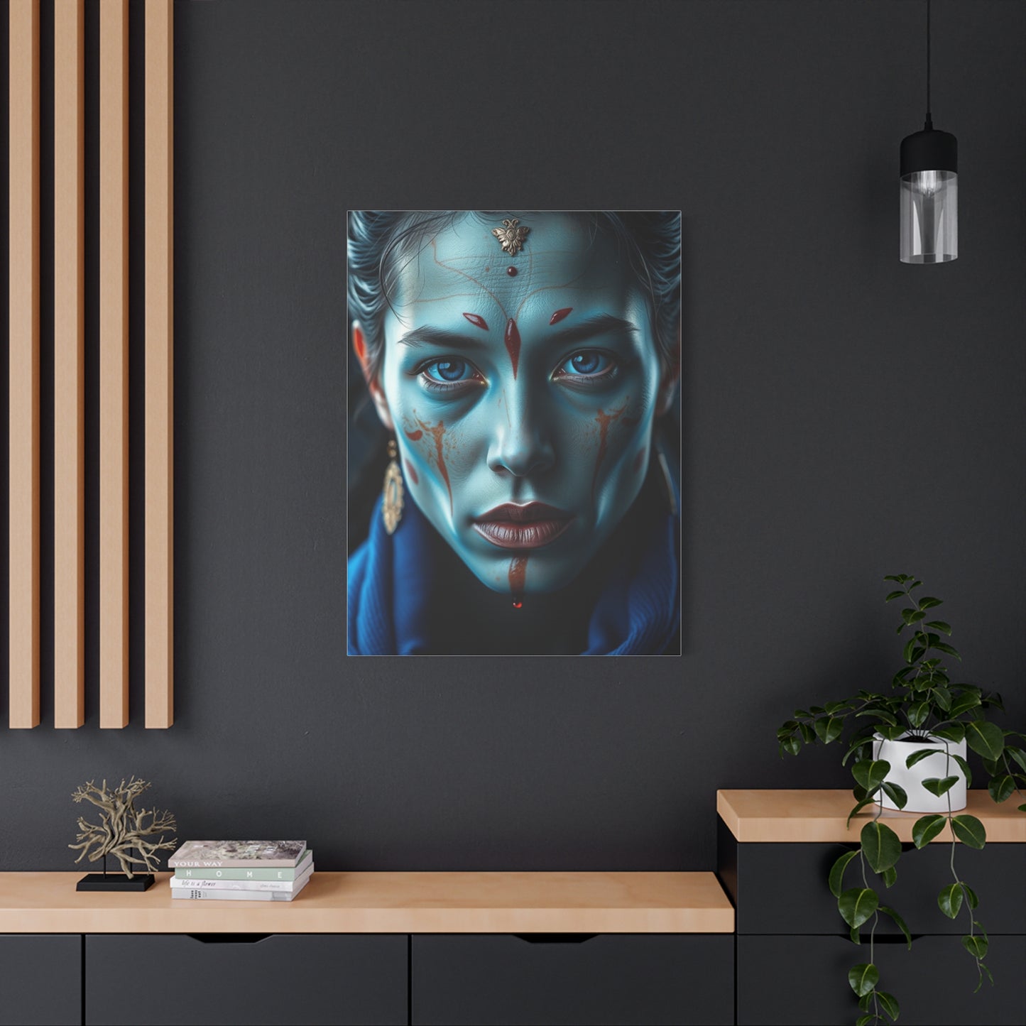 Prussian Depths Canvas Wall Art & Canvas Print