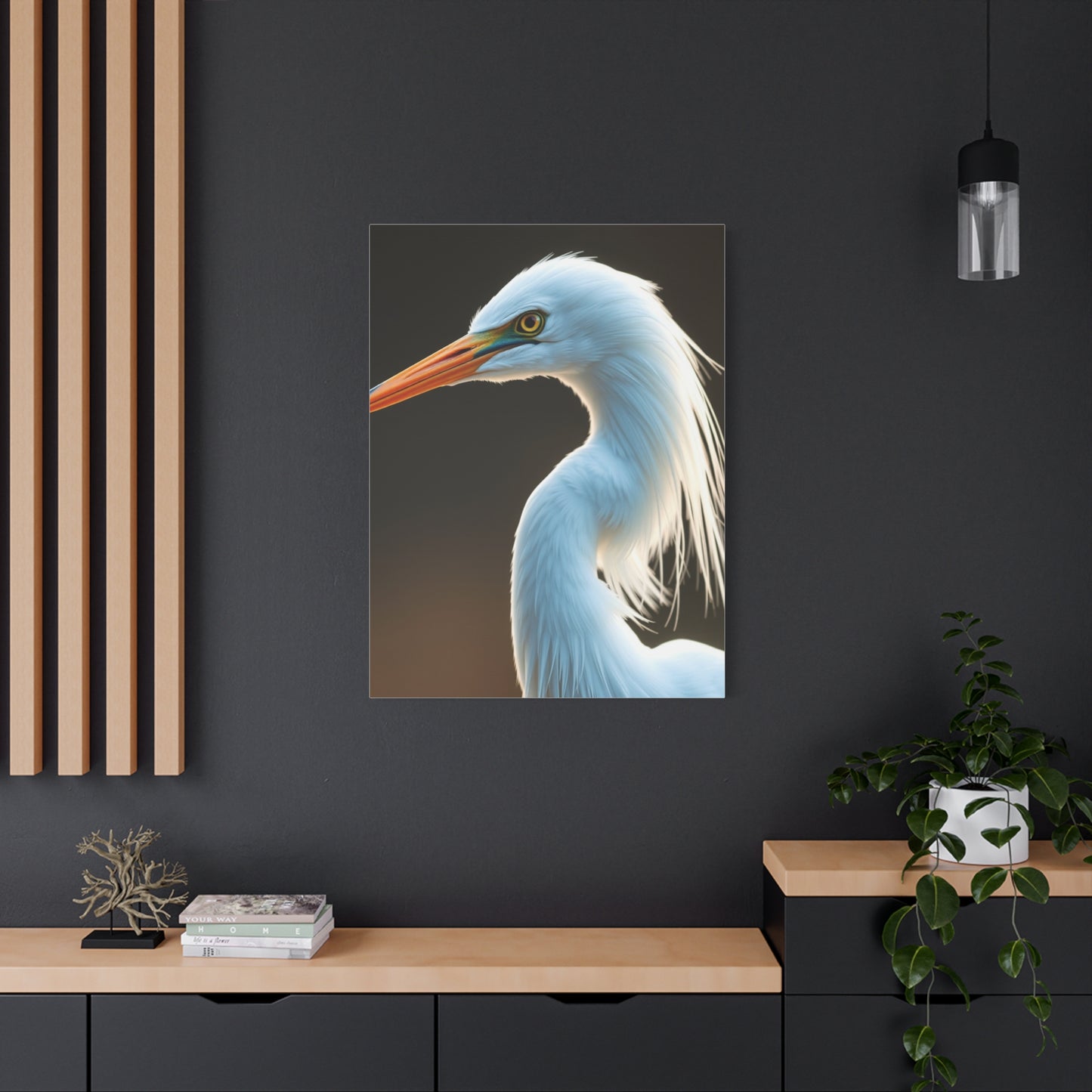 Elite Egret Art Vision Wall Art & Canvas Print