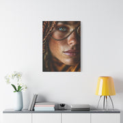 Braided Muse Antique Lens Portrait Wall Art & Canvas Print