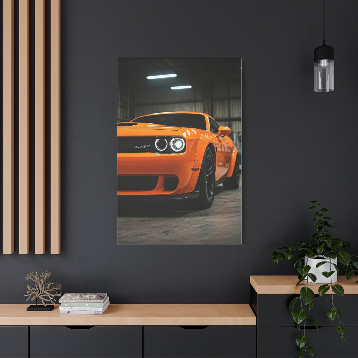 Dodge Challenger SRT Demon Underground Torque Scene Wall Art & Canvas Prints
